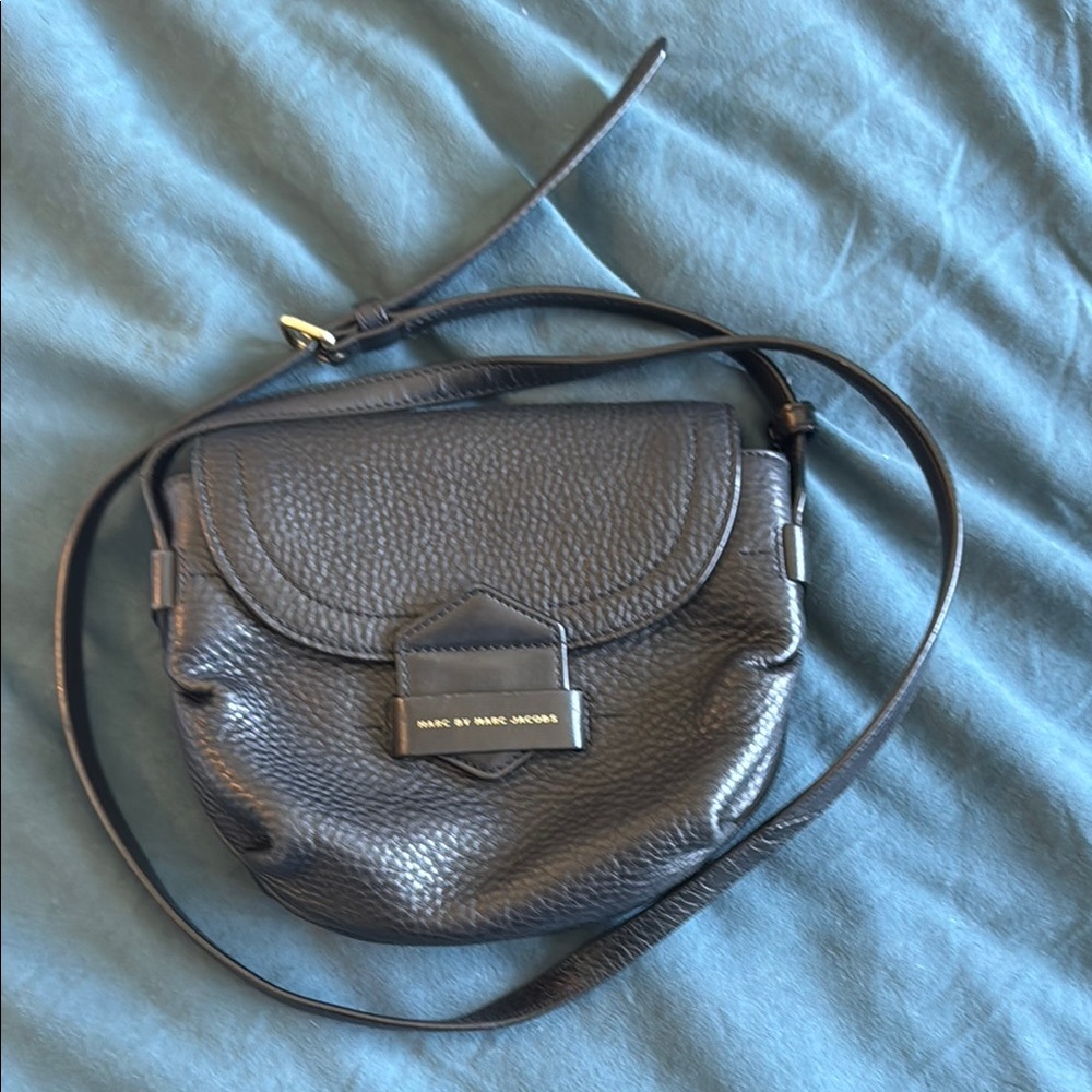 Marc by Marc Jacobs Black Leather Crossbody Bag